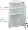 Lekárska skrinka Relaxdays, 3 priehradky, VxŠxH: 45 x 30 x Náhľad obrázku produktu 5