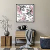 Gerahmtes Poster - Schwarzer Rahmen - Blumen Blätter Produktbild-Vorschau 7