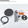 Schwarz Duschsystem mit Thermostat, Duscharmatur Produktbild-Vorschau 11