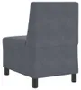 vidaXL Canapé modulaire sans accoudoirs gris foncé 55 cm Voir les images du produit 5