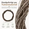 Türkranz Weidenkranz Natur 30 x 30 x 3 cm Produktbild-Vorschau 3