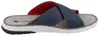RIEKER 25250-14 Herren Pantolette blau Textil - Größe: 42 Produktbild-Vorschau 4