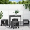 Cloris Designermöbel 5-tlg. Garten-Essgruppe Grau Produktbild-Vorschau 1