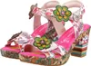 Laura Vita Damen Sandalette Blockabsatz Plateau Kork NELLAO Produktbild-Vorschau 3