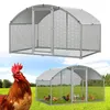 Faziango Hühnerstall 3x2x2 m Metall mit Kuppeldach, Produktbild-Vorschau 1