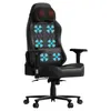 A black gaming chair with blue accents and red massage nodes. Anteprima dell’immagine prodotto