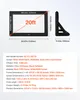 Diagram and specifications for an inflatable movie screen. Anteprima dell’immagine prodotto