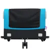vidaXL Fahrradanhänger Schwarz und Blau 45 kg Eisen Produktbild-Vorschau 5