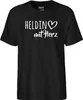 Huuraa Herren T-Shirt Heldin mit Herz 3XL Black Bio Produktbild-Vorschau 2