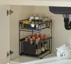 Organizer Pod Zlew Kuchnia Łazienka Składany 22Cm Czarna Podgląd zdjęcia produktu 3