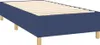 Boxspringbett mit Matratze Blau 100x200 cm Stoff Produktbild-Vorschau 3