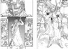 A collage of manga panels depicting armored warriors. Náhled obrázku produktu
