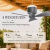 Přenosný stropní ventilátor s osvětlením, 12 000 mAh, Náhled obrázku produktu 3