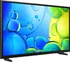 A television screen displaying a colorful abstract image of bubbles. Produktbild-Vorschau