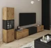 Obývací stěna Berlin I černý mat / dub Wotan - moderní TV Náhled obrázku produktu 5