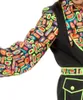Hippie Hemd Herren Neon Popart Herren-Kostüm Größe: 48 Produktbild-Vorschau 5