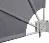 vidaXL Ventilatore da balcone pieghevole grigio 210×210 cm Anteprima dell’immagine prodotto 5