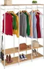 Relaxdays Garderobe, offen, Kleiderschrank, Ablagen & Produktbild-Vorschau 1
