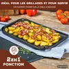 Plaque de cuisson plate en grès Bremermann pour barbecue, Voir les images du produit 5