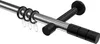 Interdeco Gardinenstange / Vorhangstange Chrom / Schwarz, Produktbild-Vorschau 1