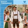 Trachtenhemd Freizeit Hemd für Trachten Lederhosen Weiß, Produktbild-Vorschau 6