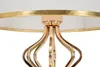 Tischlampe Lampada 28 x 53 x 28 cm Metall Plastik Gold Weiß Produktbild-Vorschau 2