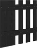 A close-up view of a black wooden fence panel. Podgląd zdjęcia produktu
