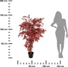 Érable artificiel « Autumn James » en pot noir, H 150 cm  - Voir les images du produit 3