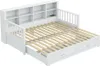Divano letto Sweiko in legno massiccio 90/180x190 cm, Anteprima dell’immagine prodotto 4