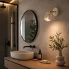 MasterLED Wandleuchte E27 schwenkbar 1-flammig Beige Gold Produktbild-Vorschau 4