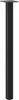 A black console table leg on a white background. Náhled obrázku produktu