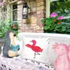 Mr. & Mrs. Panda Couchkissen Flamingo Yoga - Weiß - Produktbild-Vorschau 2