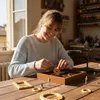DIY Mini Museum Silhouette Box, Minifigurky Lidé Muzeum, Náhled obrázku produktu 3