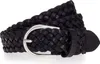 MUSTANG Leder Gürtel Braided Leather Belt W90 Black schwarz Produktbild-Vorschau 1