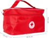 A red doctor's bag with white trim and a red cross symbol on the front, with dimensions indicated. Anteprima dell’immagine prodotto