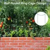 JIALWEN 6 25 teilig x 40 cm Pflanzenstütze Ringkäfige, Produktbild-Vorschau 4