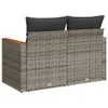 VidaXL 366144, 2 Sitz(e), Dunkles Grau, 110 kg, 1240 mm, Produktbild-Vorschau 6