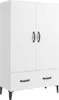 vidaXL Highboard Weiß 70x31x115 cm Holzwerkstoff Produktbild-Vorschau 2