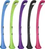 Five outdoor showers in different colors lined up against a white background. Produktbild-Vorschau