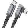 deleyCON 1,5m USB-C Kabel 240W 90° gewinkelt USB-C auf Produktbild-Vorschau 1