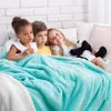 Kuscheldecke Tagesdecke 220 x 240 cm Türkis Wohndecke Produktbild-Vorschau 4
