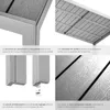 Table de jardin BIANCA 150 x 90 cm pieds réglables en Voir les images du produit 4
