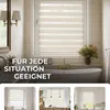 Doppelrollo Fenster ohne Bohren Zevra 45x160cm creme Produktbild-Vorschau 4