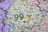 Postleitzahlenkarte von Deutschland, PLZ Wandkarte mit Produktbild-Vorschau 7