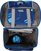 The inside of an open school backpack, showing its compartments and contents. Anteprima dell’immagine prodotto