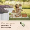 Floranica Bordura per Giardino in legno 30 x 200 cm Bianco Anteprima dell’immagine prodotto 6