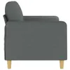 Side view of a dark gray sofa. Podgląd zdjęcia produktu