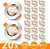 Hengda 20x 3W LED Spot encastré 245lm blanc chaud Spot de Voir les images du produit 7