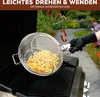 bremermann Grillkorb klappbar / Edelstahl Ø ca. 30 cm, Produktbild-Vorschau 4