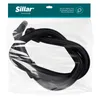 A black vacuum cleaner hose is packaged in a clear plastic bag. Podgląd zdjęcia produktu